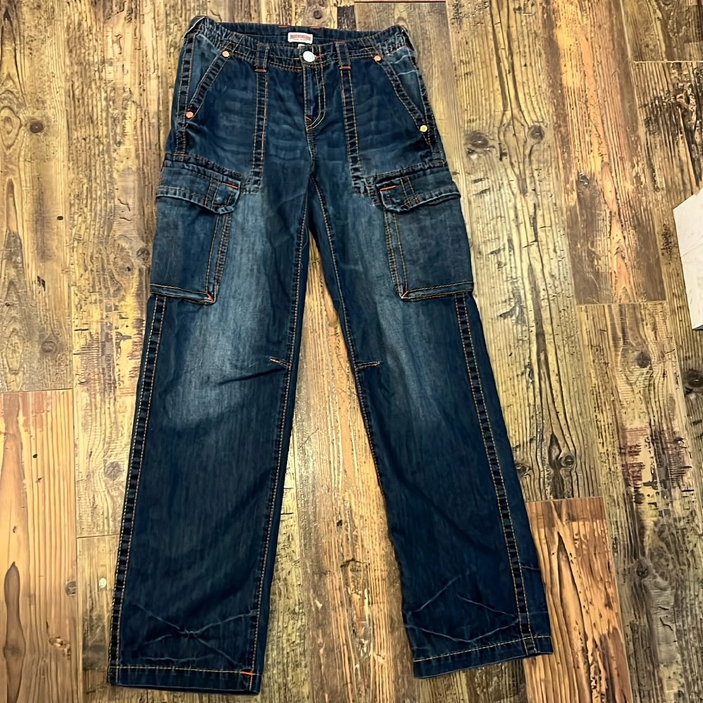 True religion cargo pants size 26